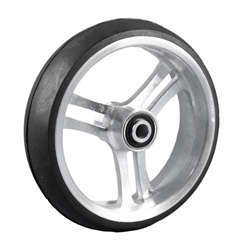 Del 2 - 4" Aluminium forhjul (100x34) Sølv fælge