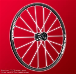 24" Hvid, LX & SLX wheel spoke, 9,5"
