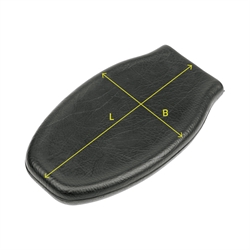 Håndstøtte, flad med mål