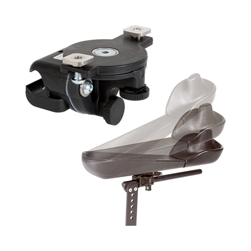 Monteringsbeslag til skålformede armstøtter