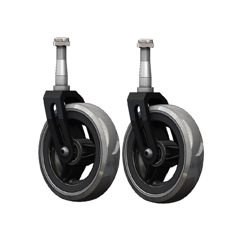 Komplet sæt - Forhjul gummibane 125 x 29 mm