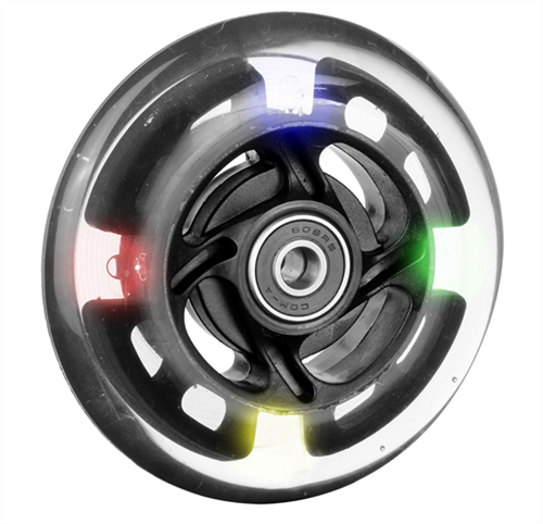 Del 2 - 4" Skater forhjul med lys (100x24)