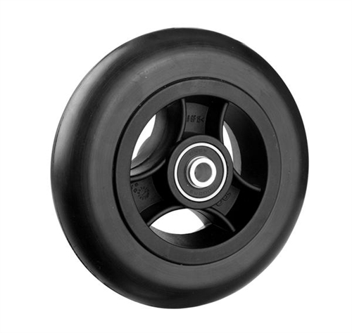 Del 1 -  Forhjul 5" (125x34) sort fælg fiber