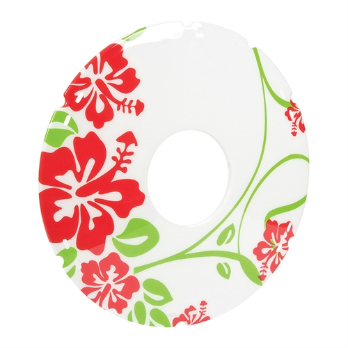 Egerbeskytter med blomstermotiv